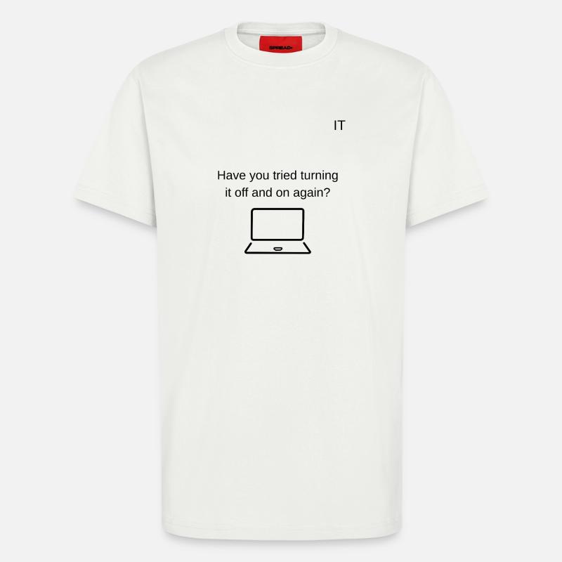 Tech support  - T-Shirt - made by SPREAD - OFF WHITE