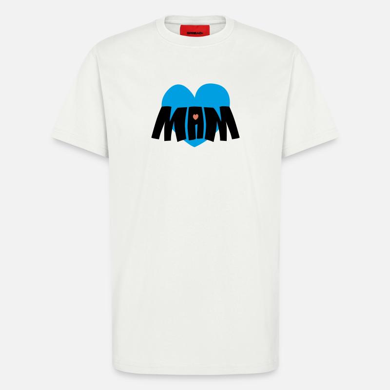 Mama-Herz - T-Shirt - made by SPREAD - OFF WHITE