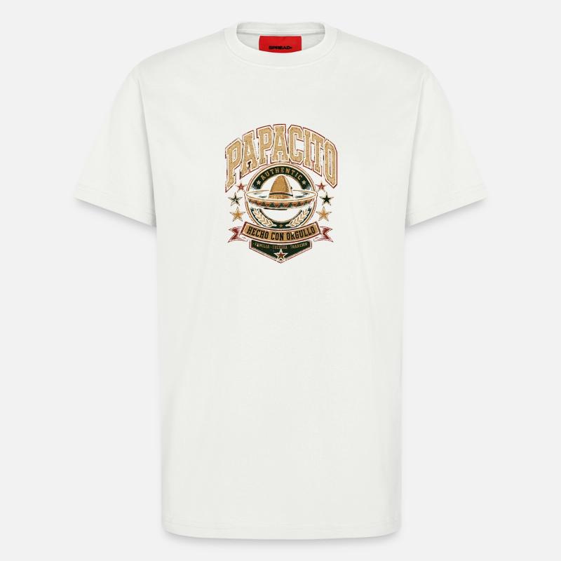 PAPACITO Mexiko Tradition Shirt - T-Shirt - made by SPREAD - OFF WHITE