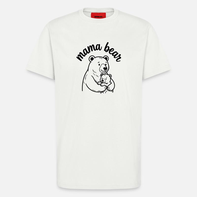Bärenmama - T-Shirt - made by SPREAD - OFF WHITE