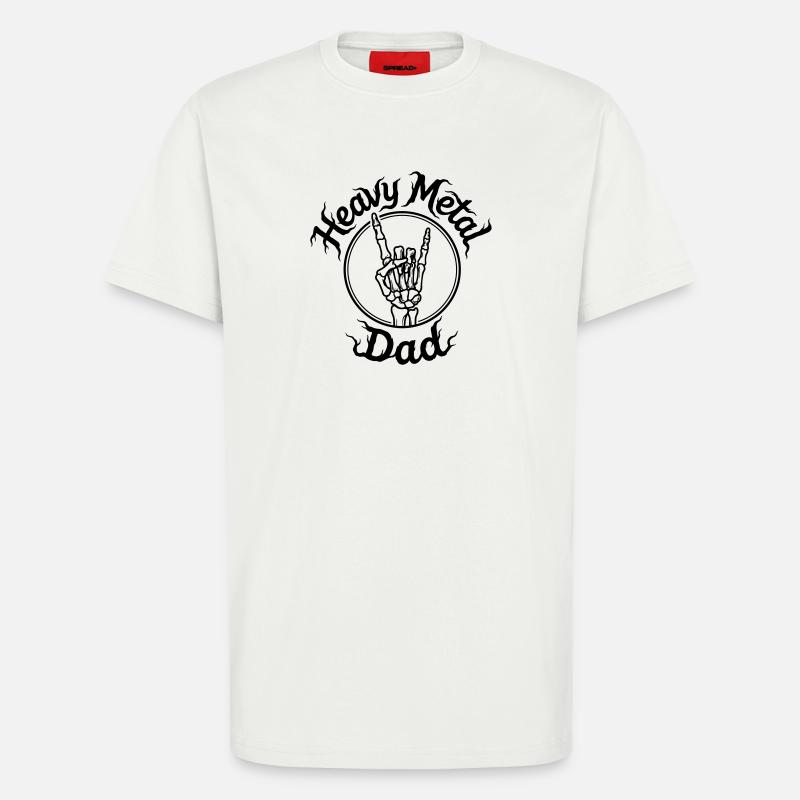 Heavy-Metal-Vater - T-Shirt - made by SPREAD - OFF WHITE