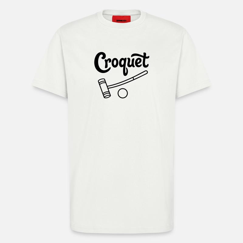 Krocket - T-Shirt - made by SPREAD - OFF WHITE