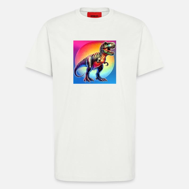 dinosaur - T-Shirt - made by SPREAD - OFF WHITE