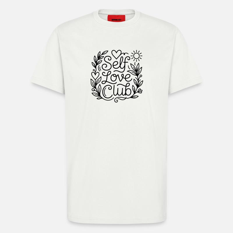 Self love - T-Shirt - made by SPREAD - OFF WHITE