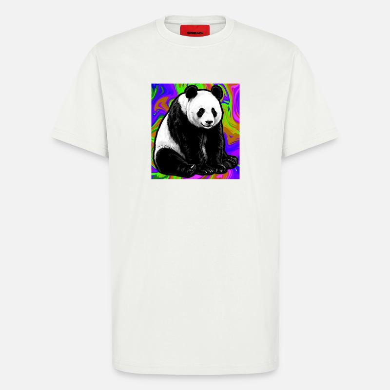 Panda - T-Shirt - made by SPREAD - OFF WHITE