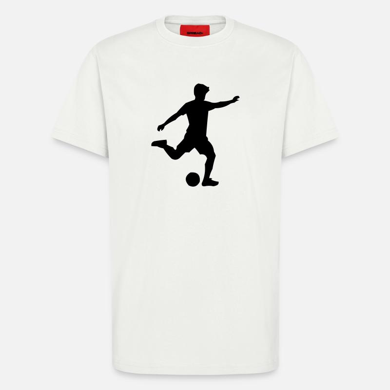 fußball - T-Shirt - made by SPREAD - OFF WHITE