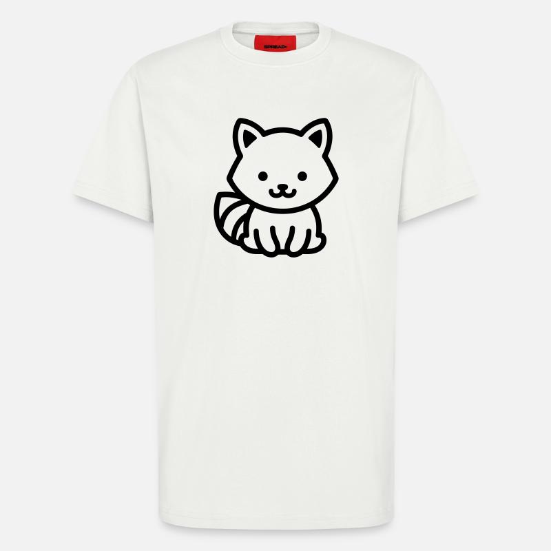 Waschbär - T-Shirt - made by SPREAD - OFF WHITE