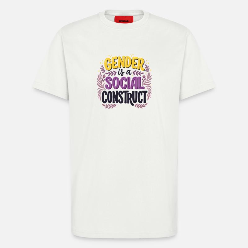 Gender is a Social Construct - T-Shirt - made by SPREAD - OFF WHITE