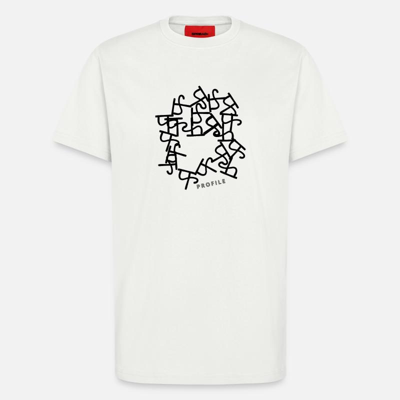 Profile - T-Shirt - made by SPREAD - OFF WHITE