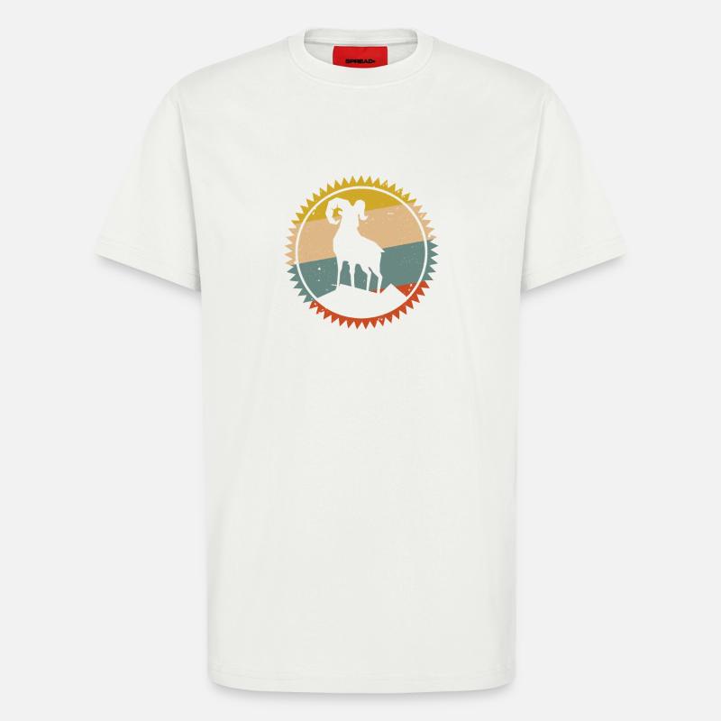 Desert Sunset Kamel Emblem - T-Shirt - made by SPREAD - OFF WHITE
