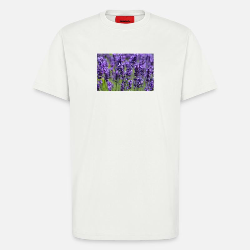 Lavender Field Dreamscape - T-Shirt - made by SPREAD - OFF WHITE