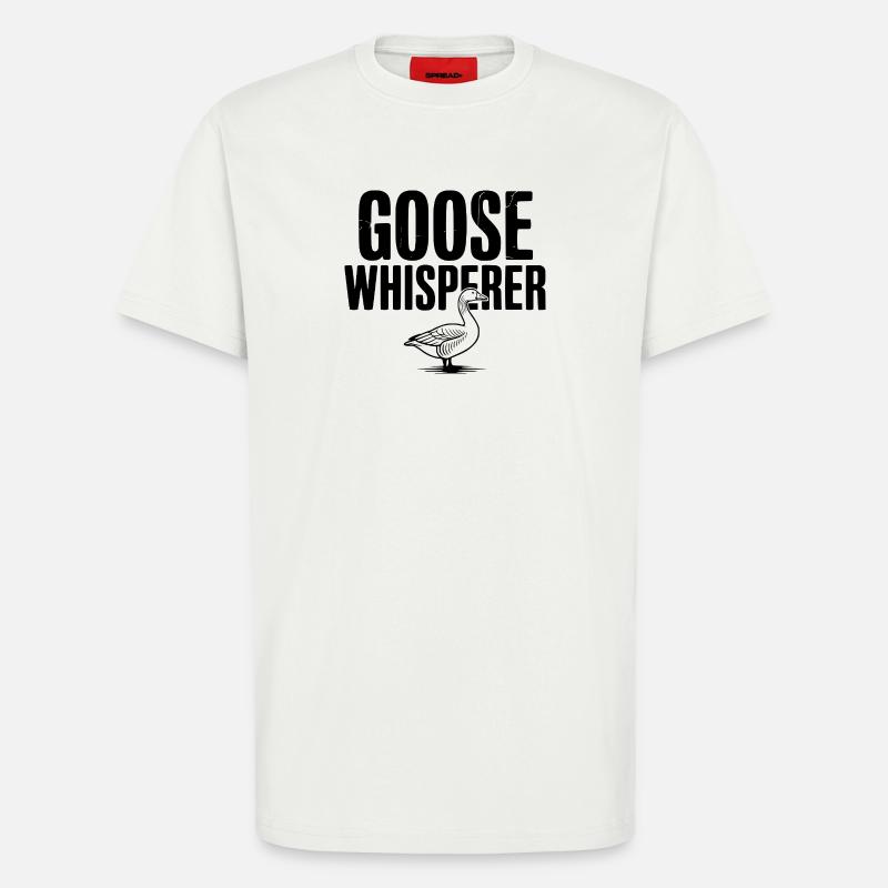 Gänseflüsterer - T-Shirt - made by SPREAD - OFF WHITE