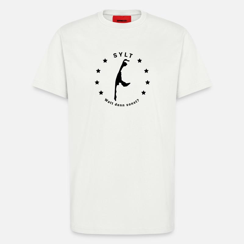 Sylt - Watt denn sonst? - T-Shirt - made by SPREAD - OFF WHITE