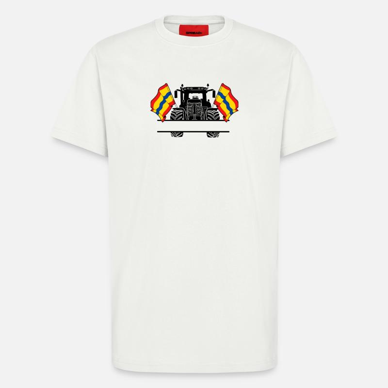 Overijssel_Tractor_Custom_Edition - T-Shirt - made by SPREAD - OFF WHITE