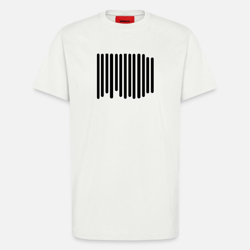 Barcode - T-Shirt - made by SPREAD - OFF WHITE