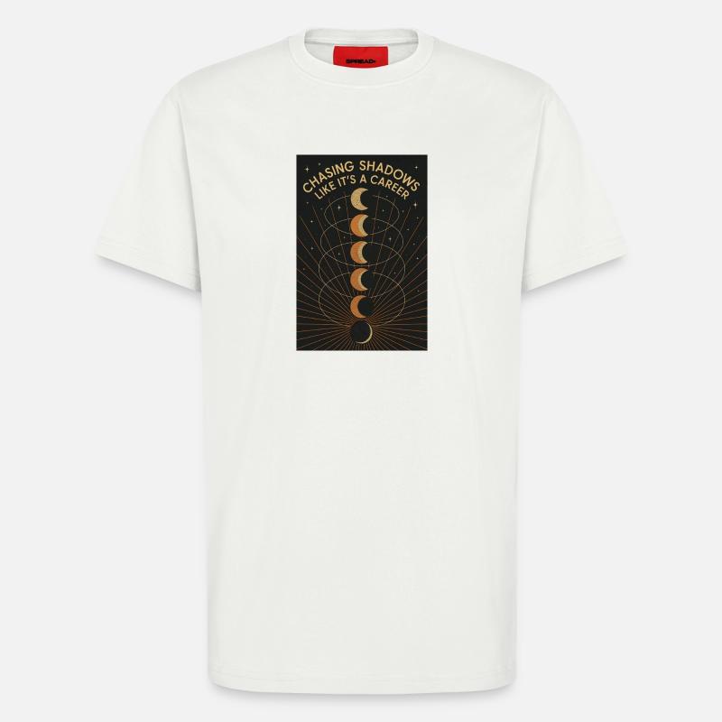 Shadow Hunt | Solar eclipse - T-Shirt - made by SPREAD - OFF WHITE