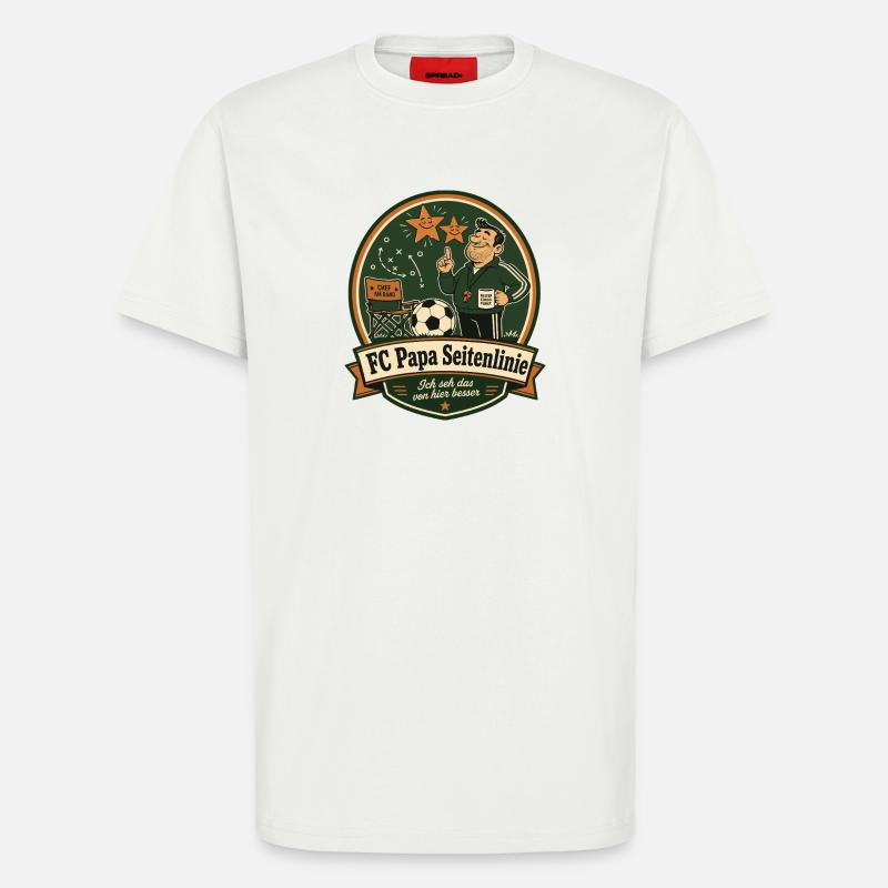FC Papa Sideline - T-Shirt - made by SPREAD - OFF WHITE