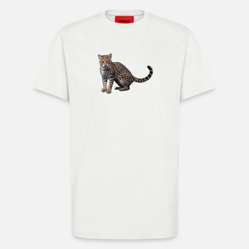 Artistic Leopard - T-Shirt - made by SPREAD - OFF WHITE
