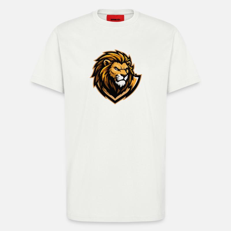 Löwe Comic - T-Shirt - made by SPREAD - OFF WHITE