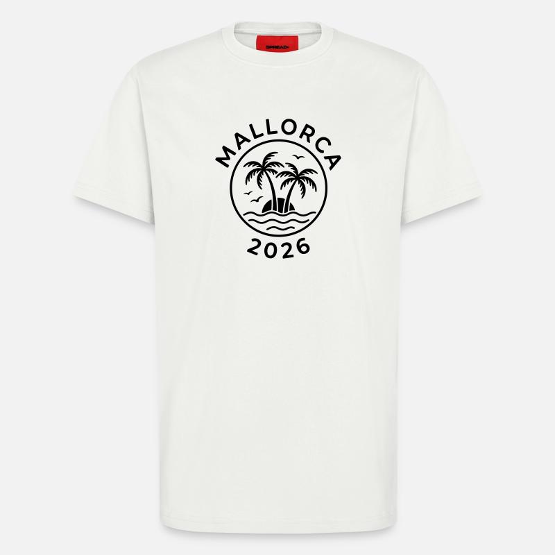 Mallorca 2026 - T-Shirt - made by SPREAD - OFF WHITE