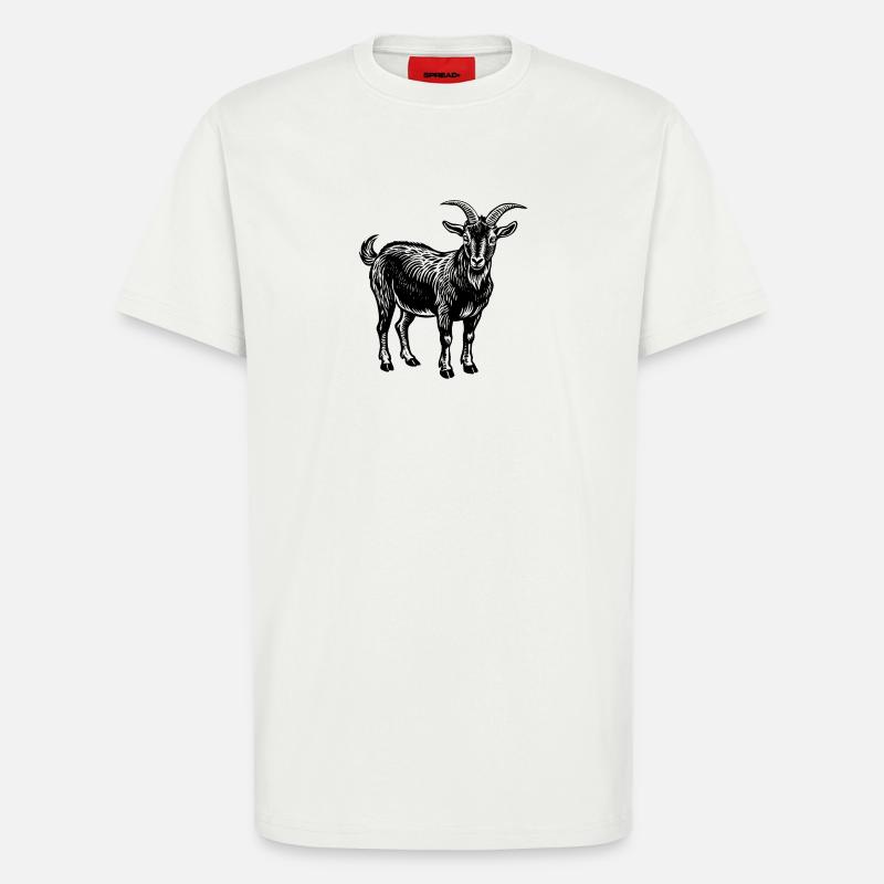 Ziege - T-Shirt - made by SPREAD - OFF WHITE