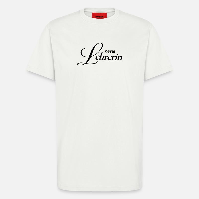 Beste Lehrerin - T-Shirt - made by SPREAD - OFF WHITE