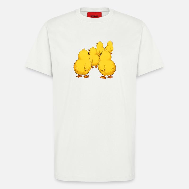 chick - T-Shirt - made by SPREAD - OFF WHITE
