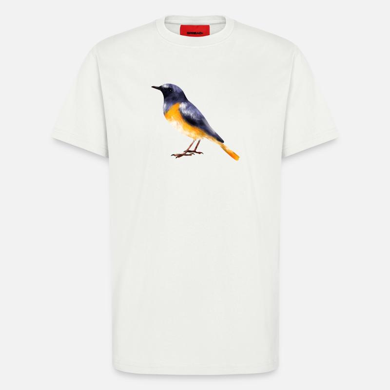 Gartenrotschwanz - T-Shirt - made by SPREAD - OFF WHITE