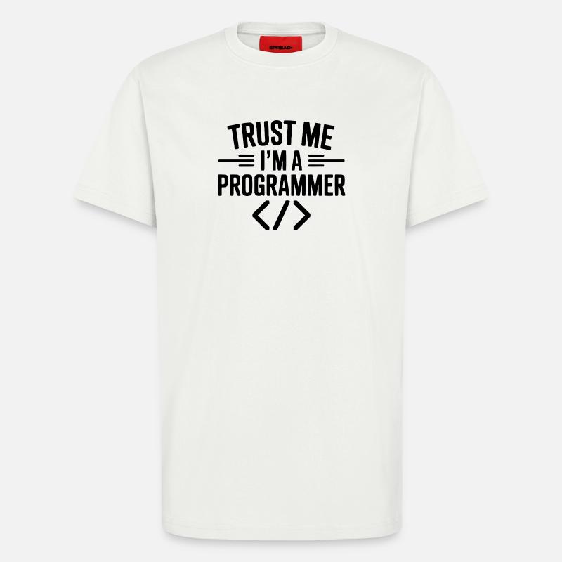 Trust Me I'm a Programmer - T-Shirt - made by SPREAD - OFF WHITE