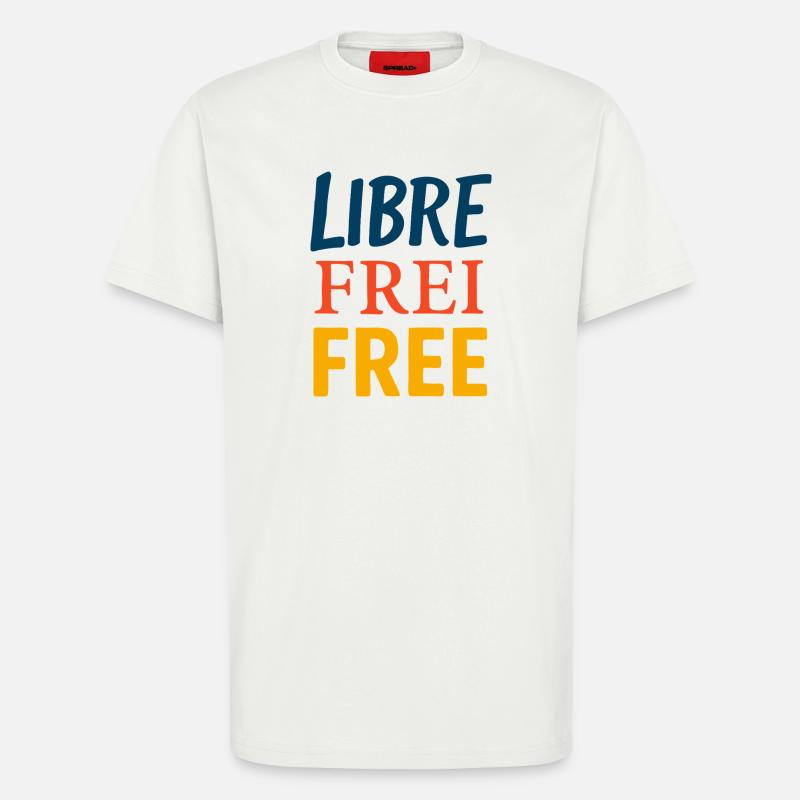 Libre - T-Shirt - made by SPREAD - OFF WHITE