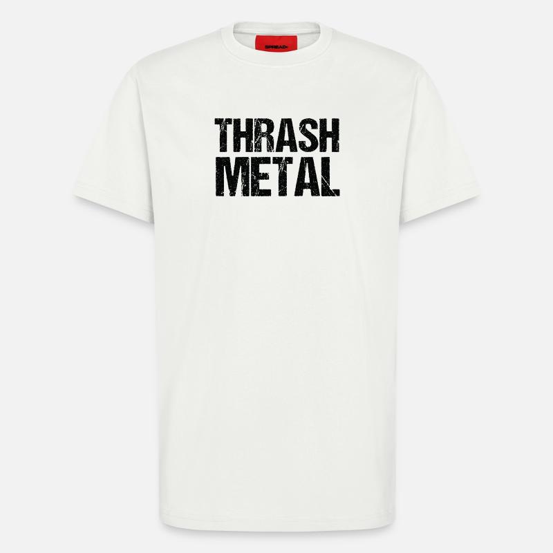Thrash Metal Bold Typography - T-Shirt - made by SPREAD - OFF WHITE