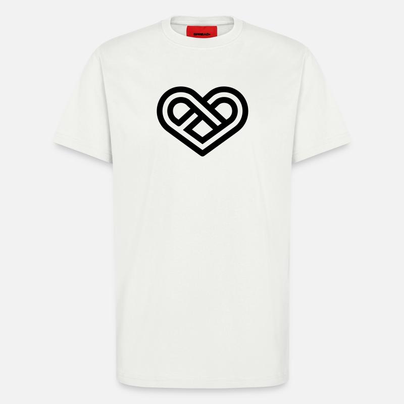 Unendliches Herz - T-Shirt - made by SPREAD - OFF WHITE