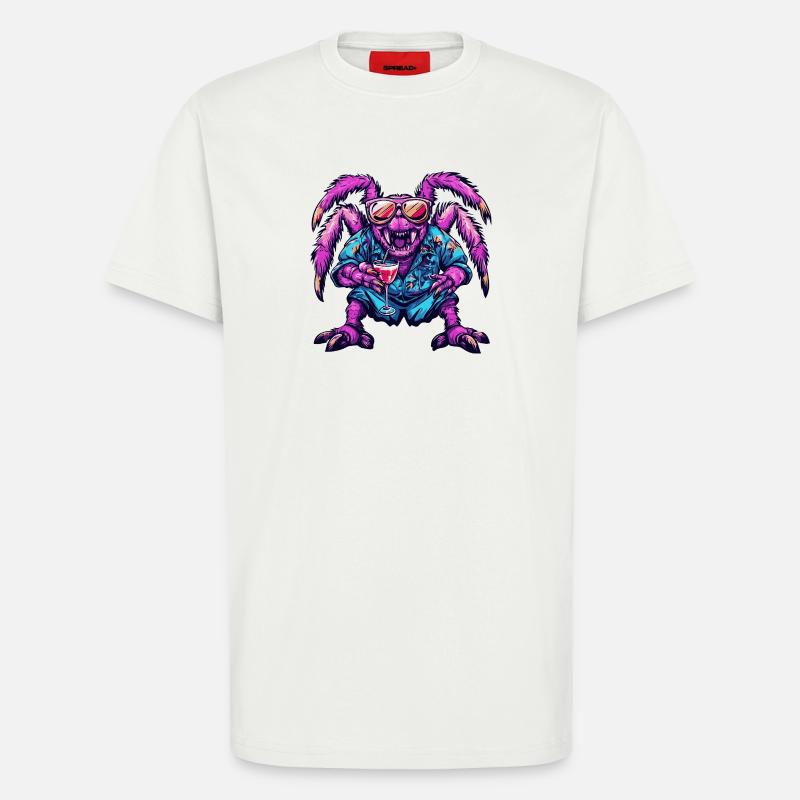 Tarantula Comic Sommer - T-Shirt - made by SPREAD - OFF WHITE