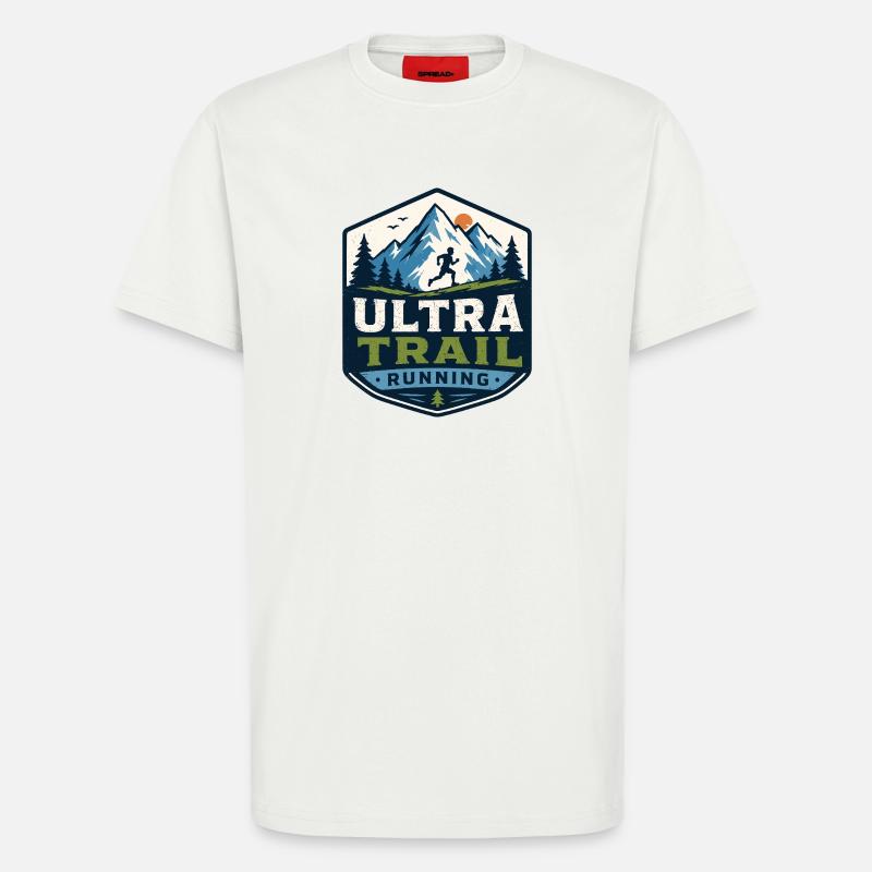 Ultra-Trailrunning - T-Shirt - made by SPREAD - OFF WHITE