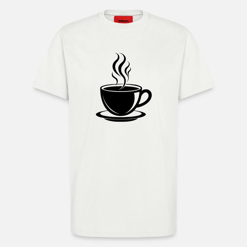 Coffee cup - T-Shirt - made by SPREAD - OFF WHITE
