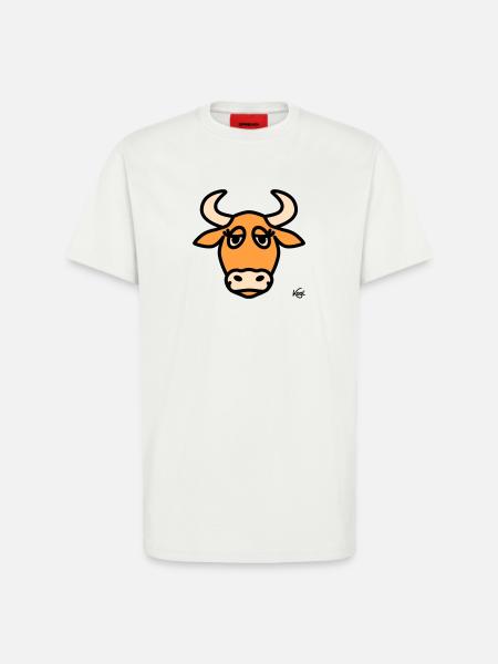 Taurus Large - T-Shirt - made by SPREAD - OFF WHITE