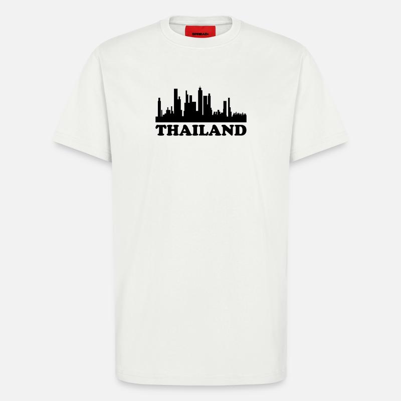 Thailand Skyline - T-Shirt - made by SPREAD - OFF WHITE