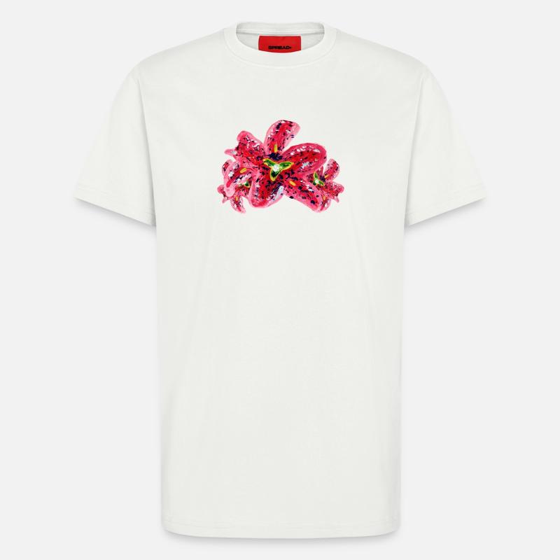Lis - T-shirt bio décontracté fabriqué en UE - OFF WHITE