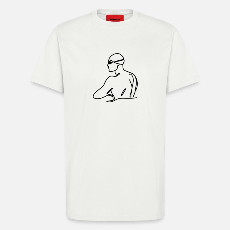 Float Graphic - T-Shirt - made by SPREAD - OFF WHITE