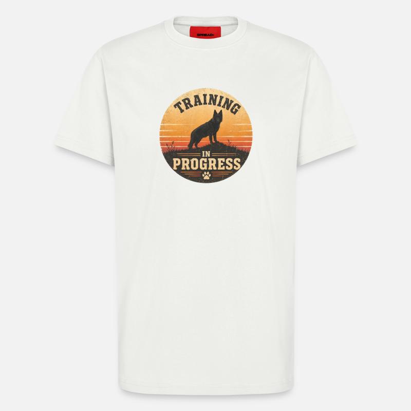 Training in Progress - T-Shirt - made by SPREAD - OFF WHITE