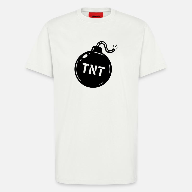 Bomb TNT Symbol - T-Shirt - made by SPREAD - OFF WHITE