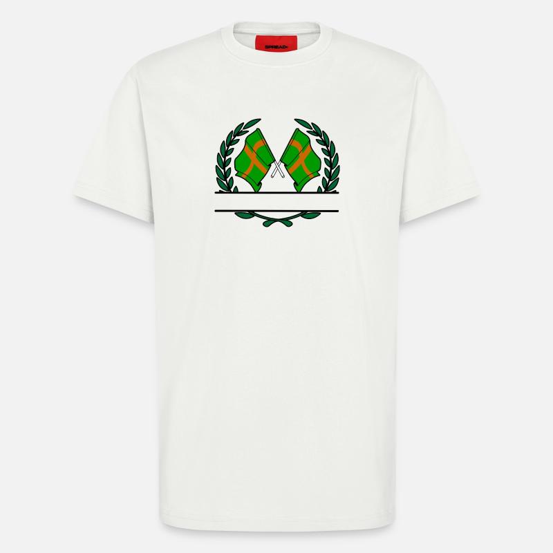 Coutume de marche de Nimègue - T-shirt bio décontracté fabriqué en UE - OFF WHITE