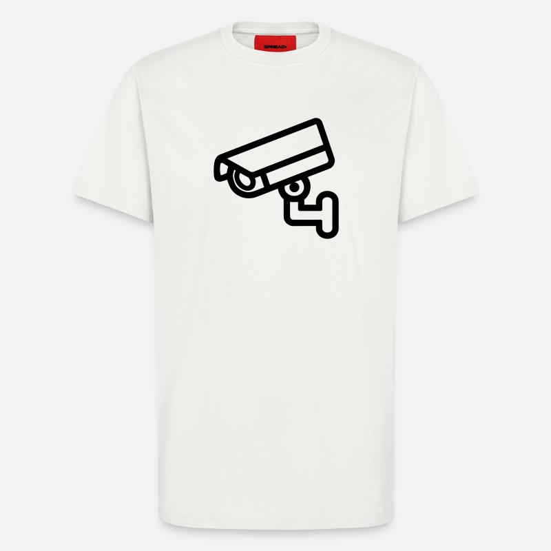 Kamera - T-Shirt - made by SPREAD - OFF WHITE