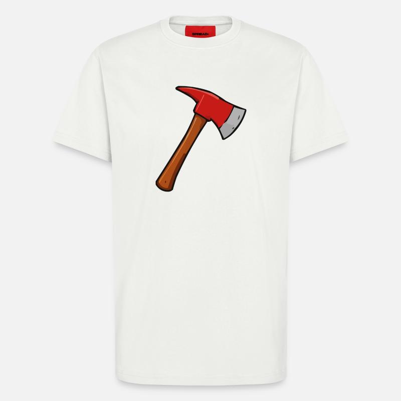axt - T-Shirt - made by SPREAD - OFF WHITE