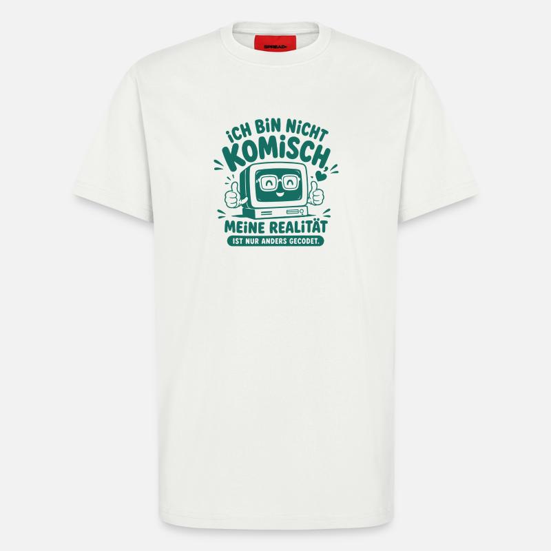 Nerd Realität Anders Gecodet - T-Shirt - made by SPREAD - OFF WHITE