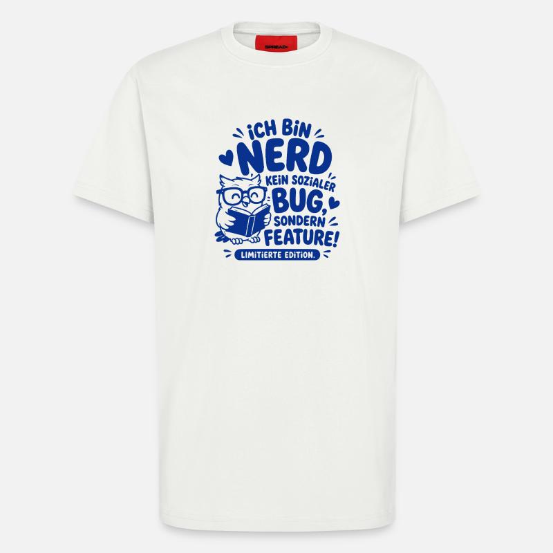 Nerd Feature Limitierte Edition - T-Shirt - made by SPREAD - OFF WHITE