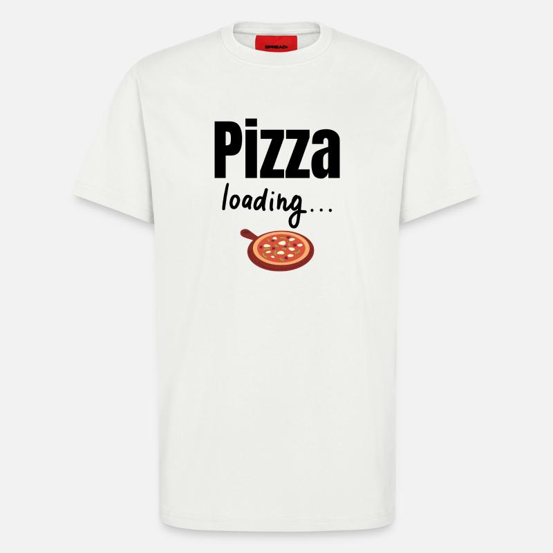 Pizza loading - T-Shirt - made by SPREAD - OFF WHITE