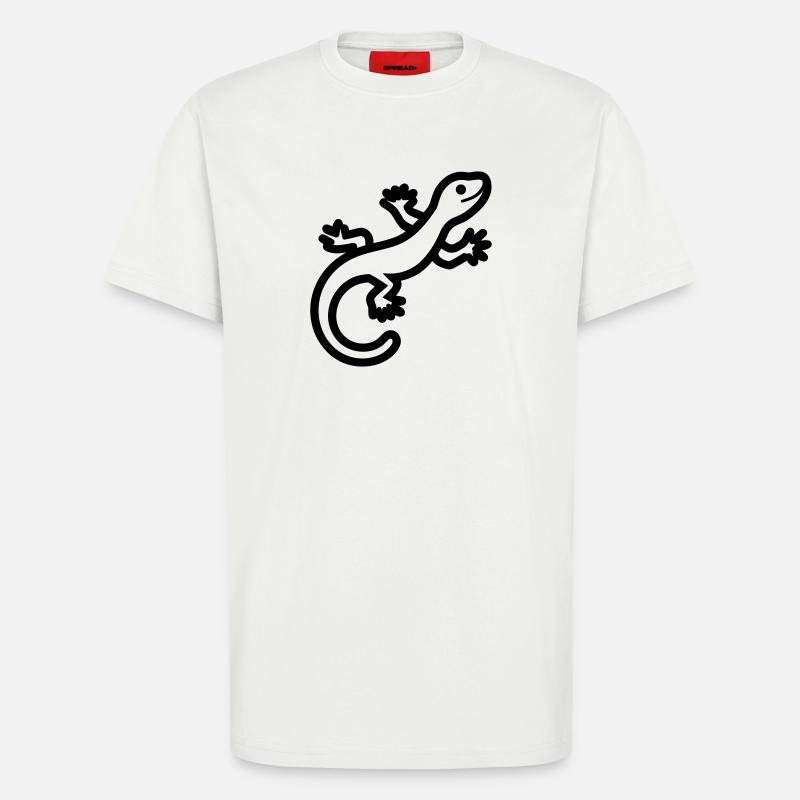 Eidechse - T-Shirt - made by SPREAD - OFF WHITE