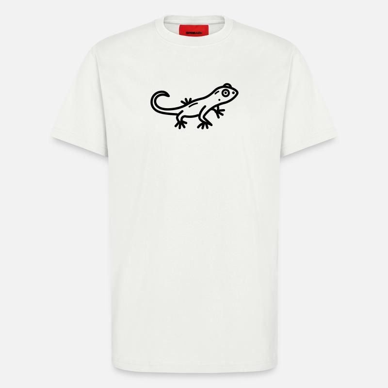 Eidechse - T-Shirt - made by SPREAD - OFF WHITE
