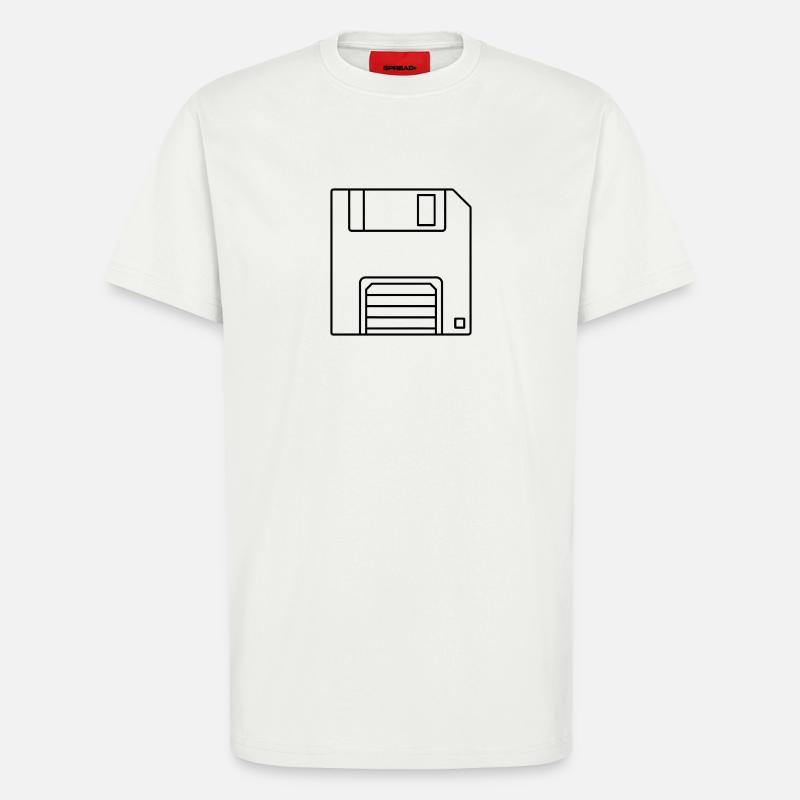 Diskette - T-Shirt - made by SPREAD - OFF WHITE